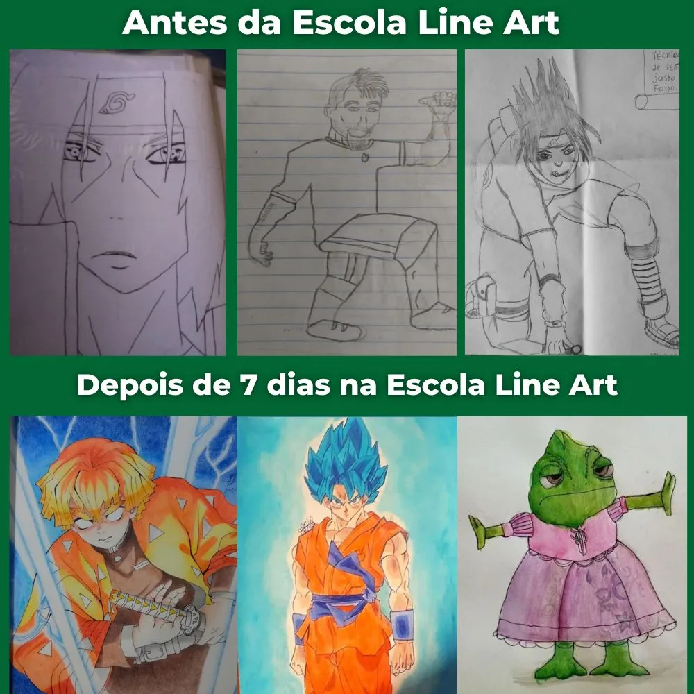 Desenhando Goku e Vegeta no MEU estilo (Diogo Desenha) 