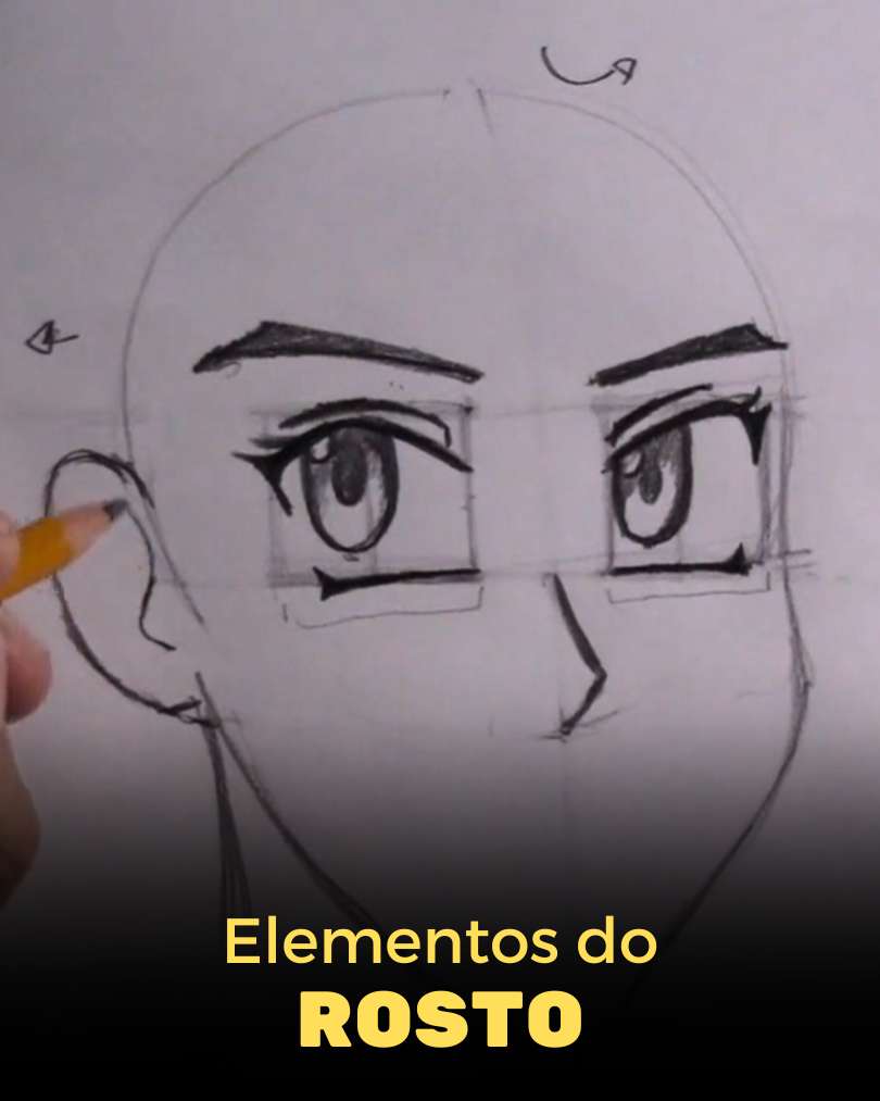 Desenho da personagem HINATA do Anime - Arte e Cia Brasil